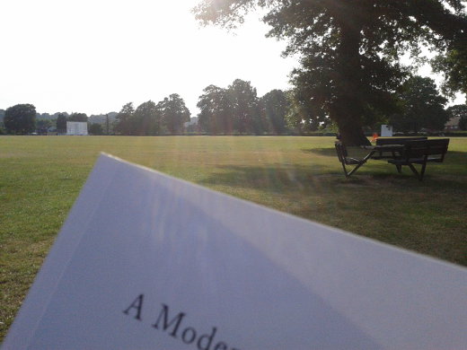 A Modern Family (Socrates Adams's book!) in a park.