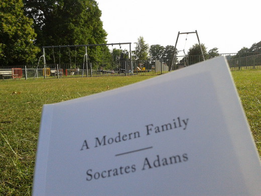A Modern Family at a children's playground.