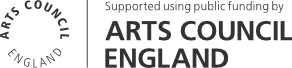 The logo of the Arts Council England. Bluemoose Books has received funding from the Arts Council.